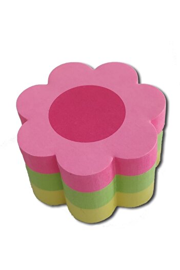 Faber Castell Sticky Notes Holder 50 X 50 mm Mini Flower,Colorful and Practical Note Paper