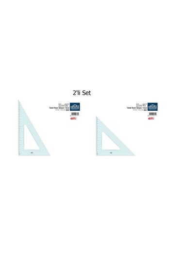 HATAS Water Green Acrylic Miter Set - 2 Pieces