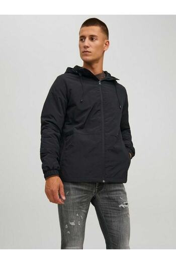 Jack & Jones Jack Jones12215377 Jortamper Hood Jacket - Black - M - St05274-black-m