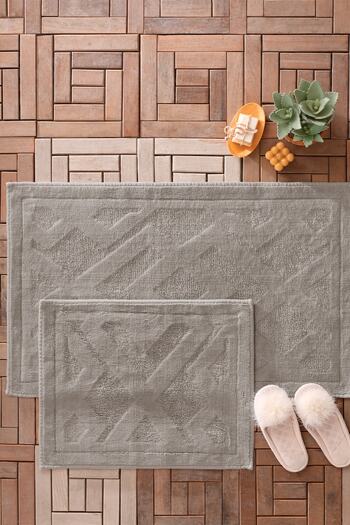 Yataş Milo Bath Mat Set - Gray