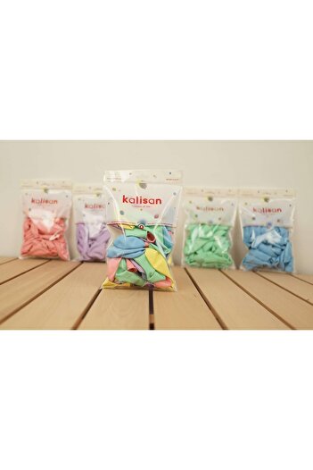Kalisan 12''-5'' Inch Macaron Balloon Chain Set - Mixed Color