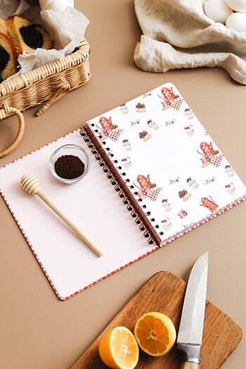 Matt Notebook وصفة الطعام - تصميم دفتر الملاحظات