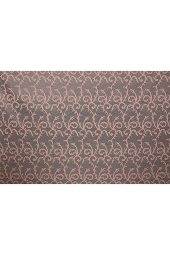 AKÇA TEKSTİL Shawl Powder Color Single Wing Ready Made Planted Pleated Background Curtain 300*260 Cm