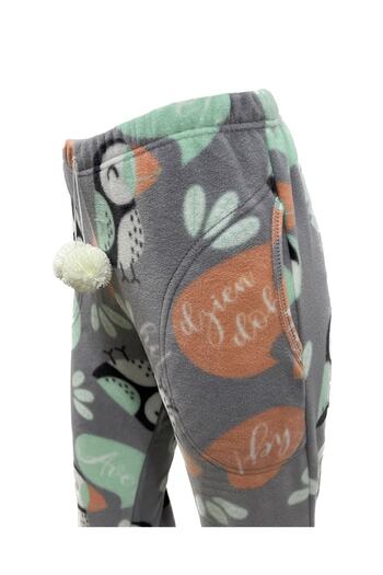 CALİA Women's Fleece Winter Pajamas with Bottom Pockets