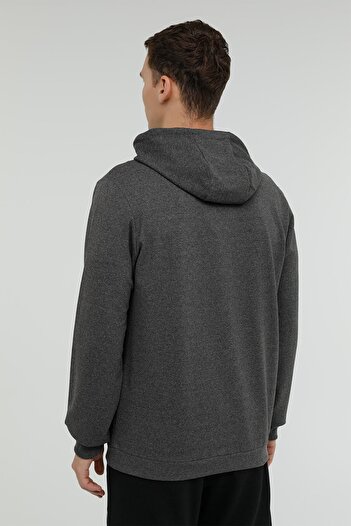 lumberjack M-sn72 Basic Full Zip Hoo Antasit Melange Men's Tracksuit Top