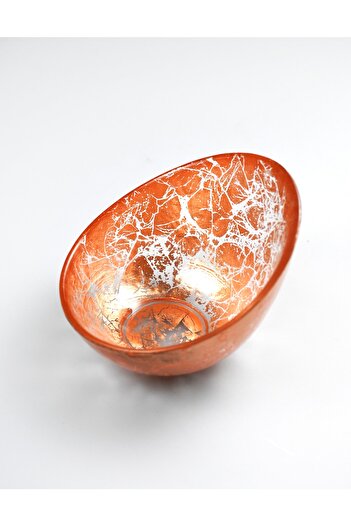 HERITAGE 11 Cm Copper Glass Sauce Bowl Jam Bowl Snack Bowl - 2066