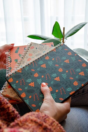 CoNotes مجموعة من 3 دفاتر ملاحظات ذات غطاء صلب حلزوني