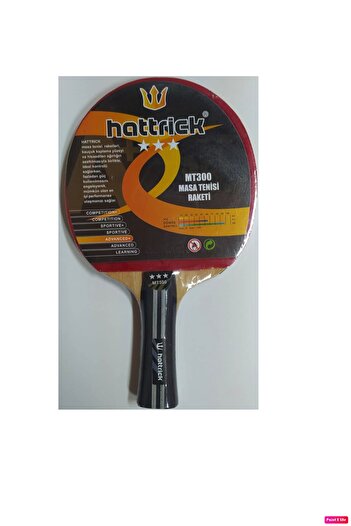Hattrick Mt-300 3 Star Ittf Approved Vacuum Packaged 1 Piece Table Tennis Racket