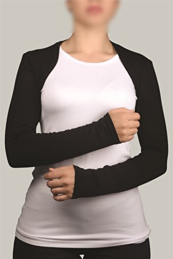 Altobeh Long Sleeve Hijab Bolero - Black