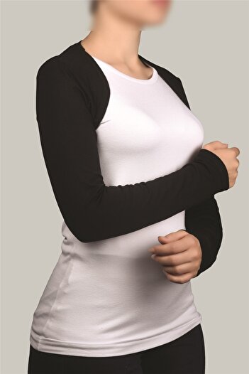 Altobeh Long Sleeve Hijab Bolero - Black