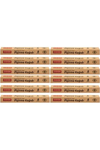 COOK Natural Baking Paper 37x8m Set of 12