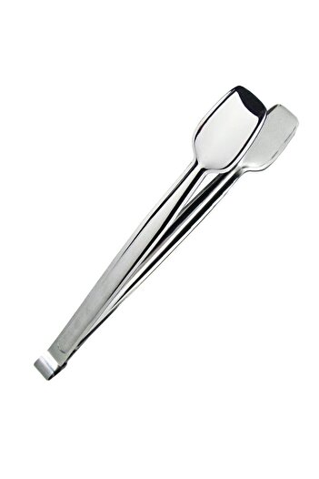 Trouvaille Stainless Steel Grill Tongs 22 Cm Frying and Serving Tongs