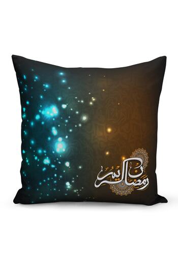Filamente Ramadan Special Patterned Double Sided Digital Printed Throw Pillow Cover