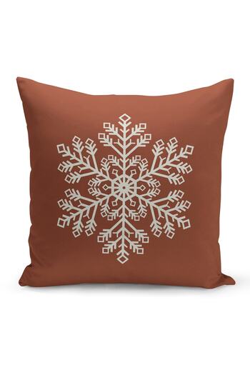 Filamente New Year Christmas Pattern Double Sided Digital Printed Throw Pillow Cover