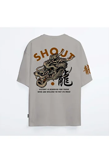 Shout Unisex Oversize Victory Dragon T-Shirt