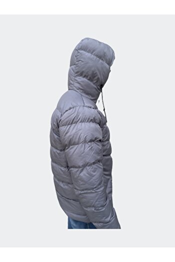 Kinetix Sn541 Mario Coat 1pr Γκρι πουπουλένιο παλτό με κουκούλα