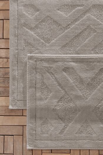 Yataş Milo Bath Mat Set - Gray
