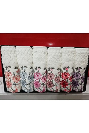 Fiesta Günlük Çeyizlik Hediyelik 6 Lı Set Mutfak Havlusu