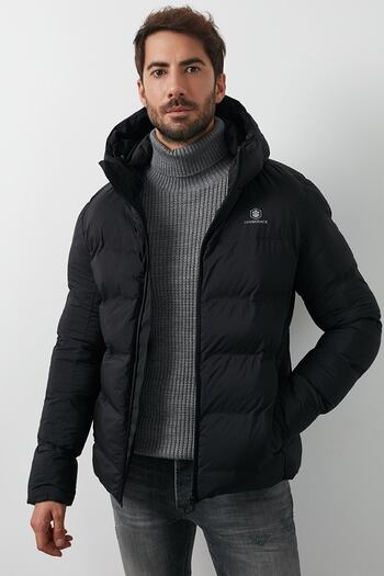 lumberjack Erkek Mont Nolan Coat 2pr Siyah/black 12w32nolan