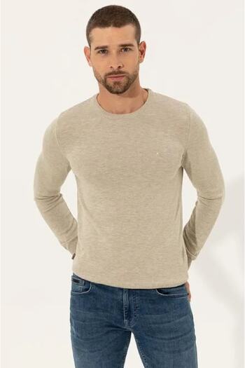 Pierre Cardin Πλεκτό πουλόβερ Slim Fit Basic