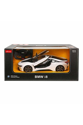 Rastar R/c 1/14 Uzaktan Kumandalı Kapıları Açılan Usb Şarjlı Bmw I8 Araba - Beyaz