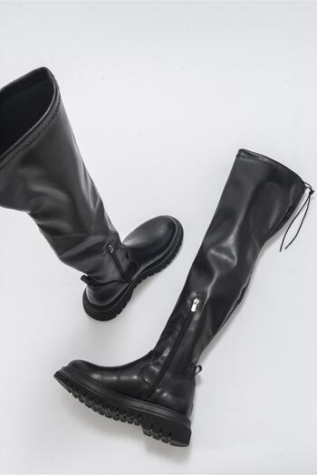LuviShoes Chip černé dámské boty na notebook