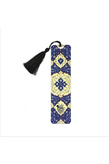 BAKSEPETE Rumi Pattern Printed Tasseled Bookmark Bookmark, bookmark-130