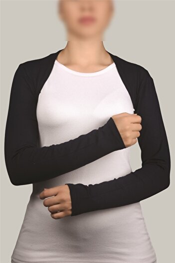 Altobeh Long Sleeve Hijab Bolero - Navy Blue