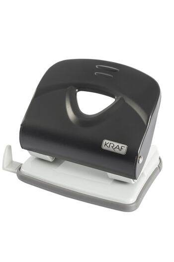 KRAF Hole Punch - 30 Sheets Black