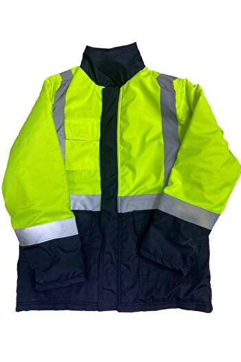 Yerli Yüksek Görünürlüklü Reflektörlü Parka