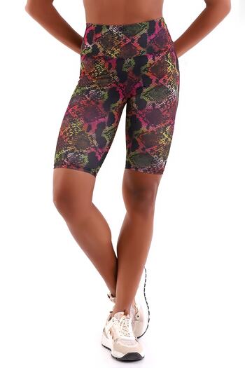 Aykum Mayo High Waist Sports and Daily Short Tights,moon Sand
