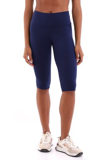 Aykum Mayo High Waist Sports and Daily Below Knee Tights,moon Sand