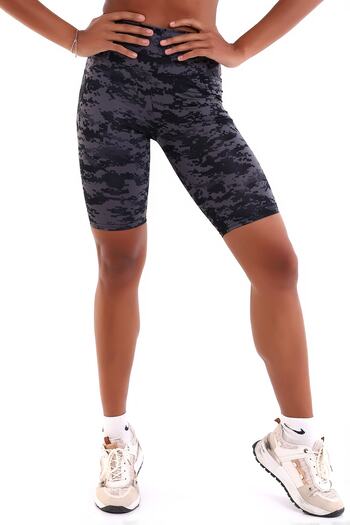 Aykum Mayo High Waist Sports and Daily Short Tights,moon Sand