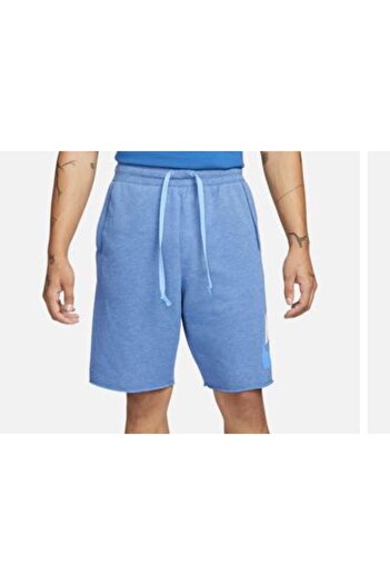 Nike Erkek Mavi French Terry Alumni Шорти - Спортивний одяг Sport Essentials Dm6817-407
