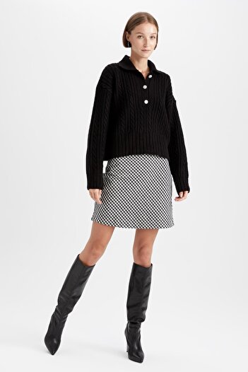 DeFacto Polo Neck Standard Fit Sweater - Z6481Az22Wn