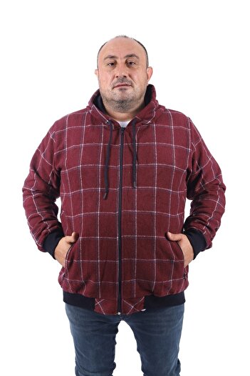 MocGrande Великий розмір Дерев'яний Sweat з кишенею на блискавці 22201