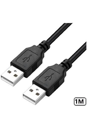 Genel Markalar 5248 İki Ucu Erkek Usb Uzatma Kablosu 1 Metre Uzatıcı İki Ucu Erkek Parazit Önleyic