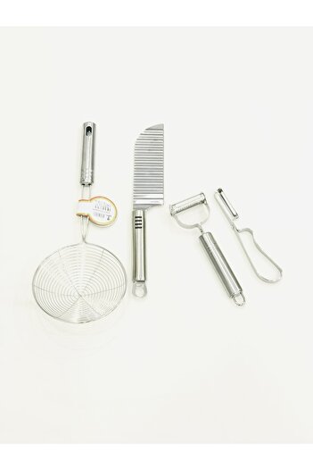 Elite Home Studio Stainless Steel Colander Shaped Potato Cutting Blade 2 Pieces Practical Multifunctional Peeler