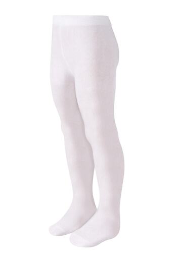 Bonny Silver Odor-Free Pantyhose Girl's White Silver Socks