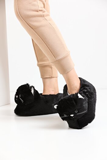 eformoda by emre yılmaz Black Women's Home Slippers Pn01