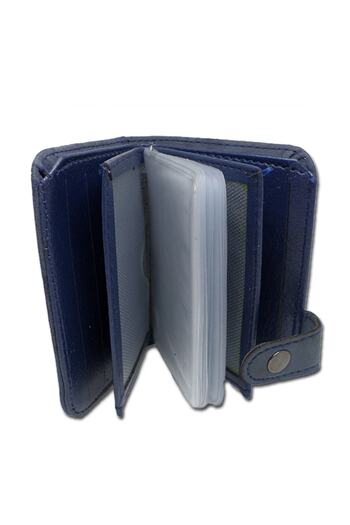 MKM MAN Navy Blue Nubuck Wallet