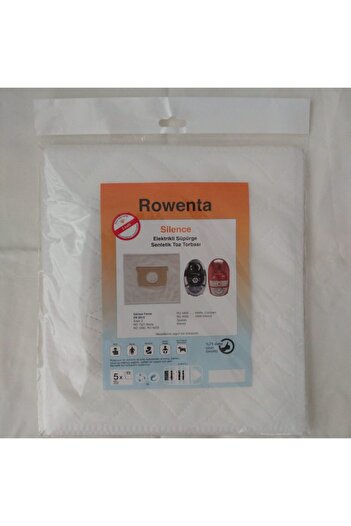 Rowenta 20 Ad Silence Elektrikli Süpürge Sentetik Toz Torba