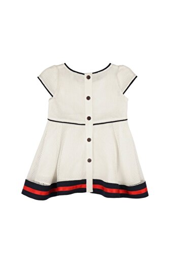 best kids Kız Bebek Ekru Elbise