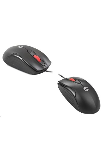 Everest Usb Siyah Kırmızı Tuşlu Türkçe Multimedia Kablolu Klavye + Mouse Set Km-6825