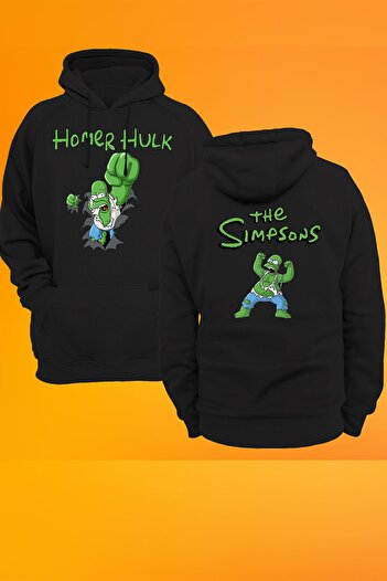 remonz Punisher Double Printed 3 Ipl. Ανυψωμένο, Fleece Inside, Χοντρό (600 GR.) Μαύρο φούτερ