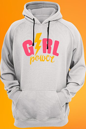 remonz Світшот з капюшоном і принтом Girlpower