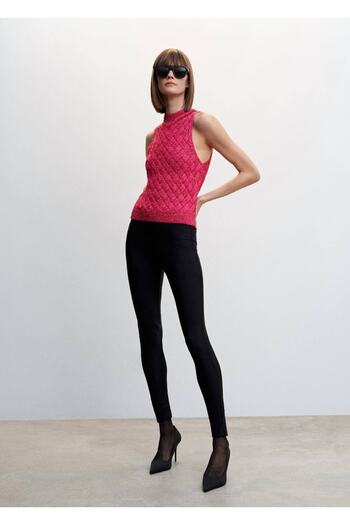 MANGO Woman Lureks Halter Neck Blouse