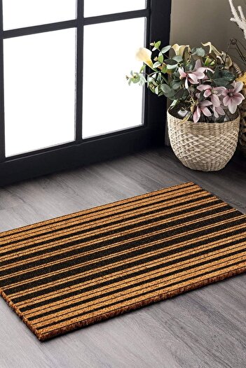 Decovetro Striped Front Door Mat