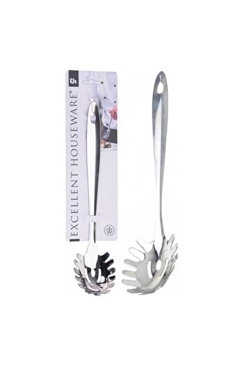 Excellent Houseware Steel Pasta Serving Spoon - 32 cm