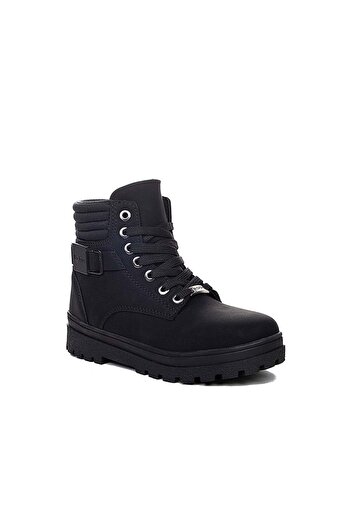 Wickers Children's Boots Wool Inner Lining Non-Slip Thermo Sole Zippered Lace-Up Model